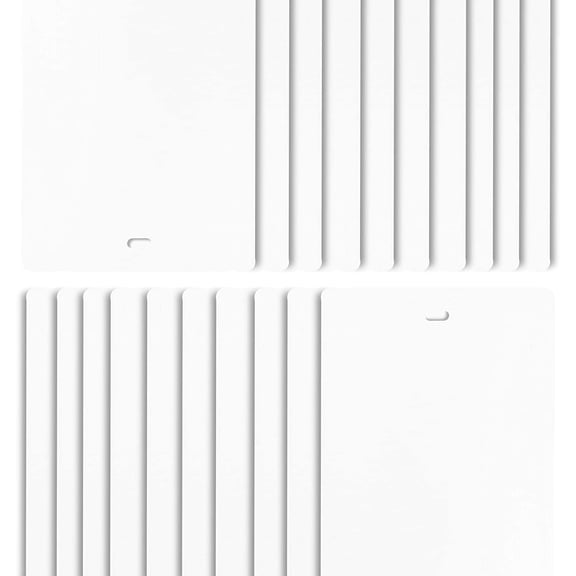 Vertical Blind Replacement Slats Curved Smooth White