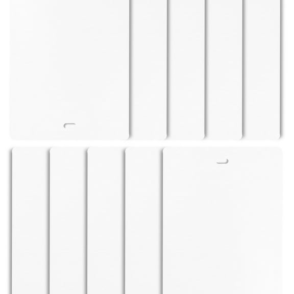Vertical Blind Slats Vanes Replacement Blinds Home Windows 64.5" x 3.5" White