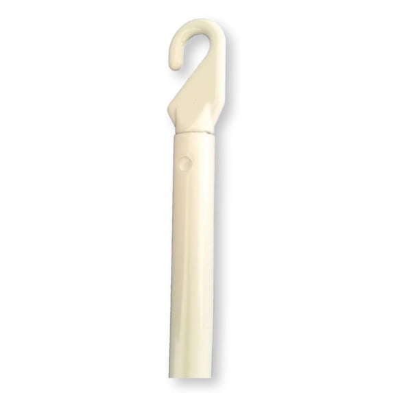 Vertical Blind Wand with Handle, 33 inches OffWhite