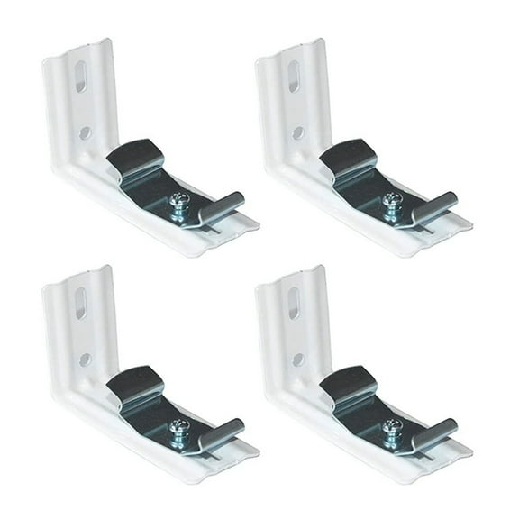 Vertical Blinds L- Shaped Brackets Blinds Curtain Track Mount Brackets Clip Blind Extension Frame Hassle Frees Install