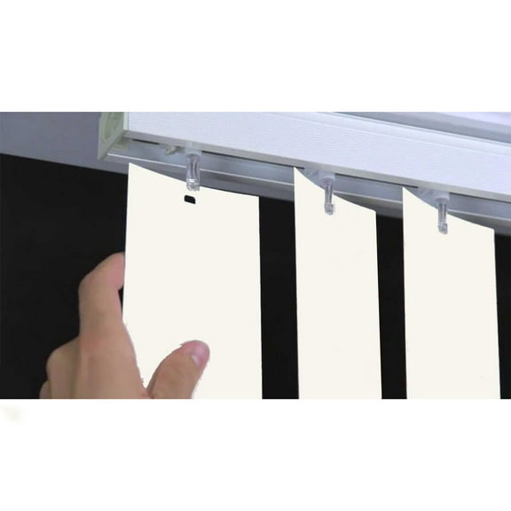 Vertical Blinds Replacement Slats Heavy Duty PVC Smooth Curved (off White) You Pick Size and Quantity (70.5 Inches) (34 Pack)