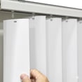 thumbnail image 1 of Vertical Blinds Replacement Slats Heavy Duty PVC Smooth Curved (White) You Pick Size and Quantity (58.5 Inches) (5 Slats), 1 of 10