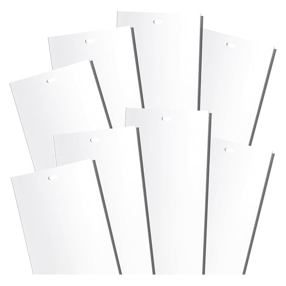 Vertical Blinds Replacement Slats for Doors and Windows, 82.5x3.5 Inch, 10 Pack