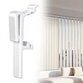thumbnail image 1 of Vertical Blinds Valance Clip,Valance Clip Vertical Blinds Dust Cover Holder Bracket,Vertical Blind Repair Vane Savers,Vertical Blinds Repair Windproof Clip for Vertical Blinds Replacement, 1 of 5