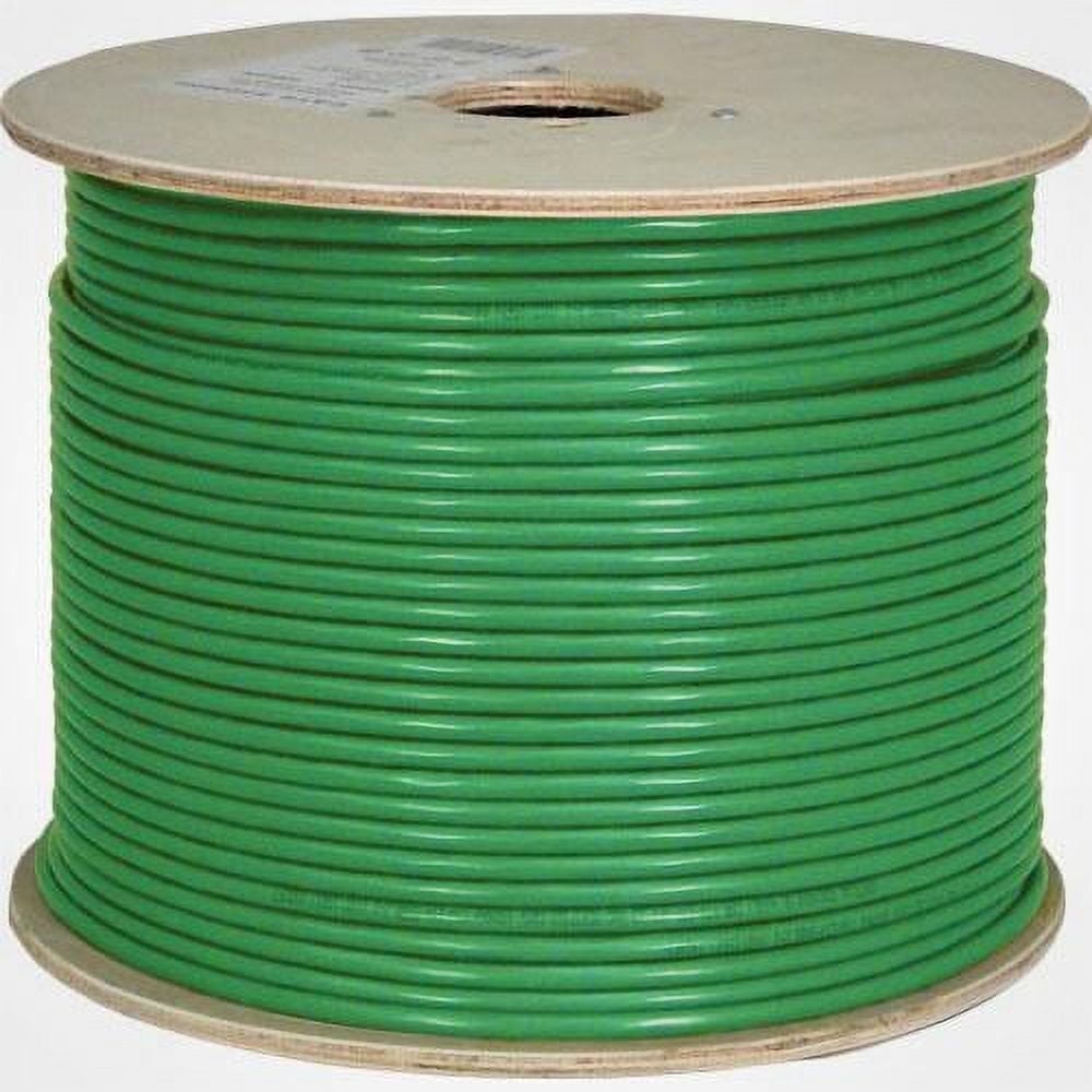 Vertical Cable 064 Series 1000ft Cat6A Shielded Solid Network Cable - Green
