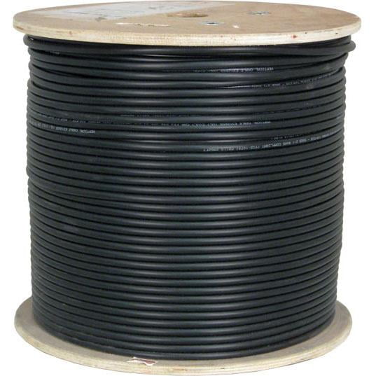 Vertical Cable 064 Series 1000ft Cat6A Solid Network Cable - Black