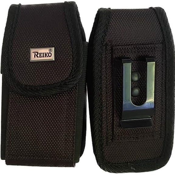Vertical Canvas Case with belt clip and belt loop Compatible with Doro 6060 flip phone