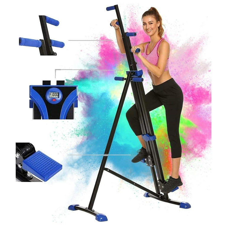 Merax vertical climber exercise folding climbing machine for home gym folding cardio sale