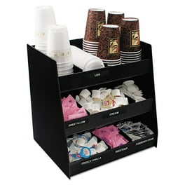Vertical Condiment Organizer, 9 Compartments, 14.5 x 11.75 x 15, Black Vertical Condiment Organizer, 9 Compartments, 14.5 x 11.75 x 15, Black