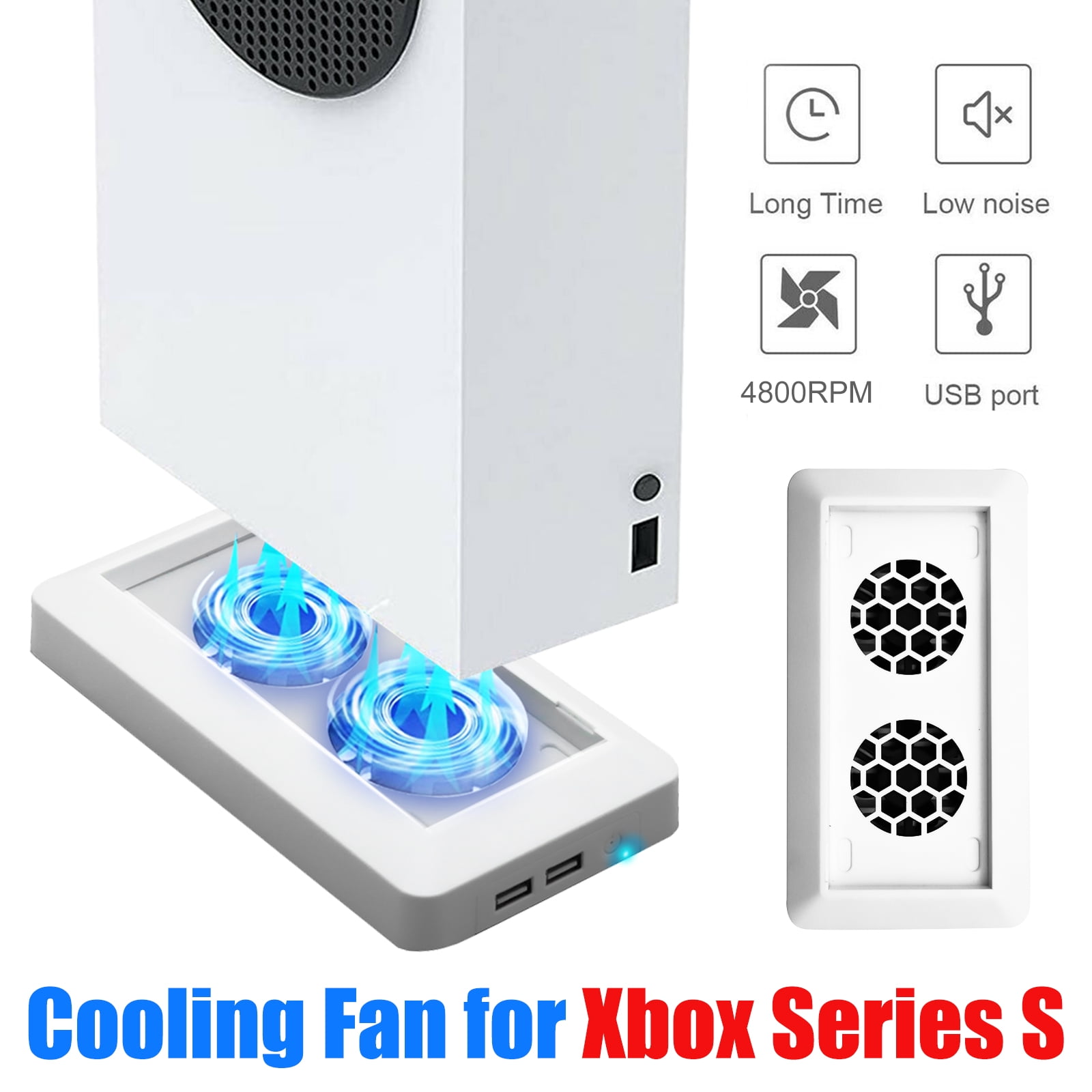 Vertical Cooling Fan Stand Fit for Xbox Series S Console, TSV Cooler