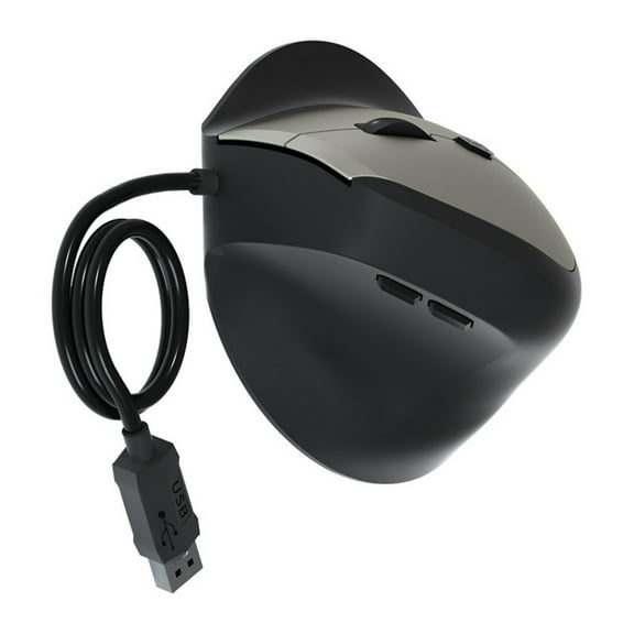 Vertical Cord 6 Programmable Button 3 Adjustable 1600DPI Ergonomic USB Right Hand Vertical For Desktop