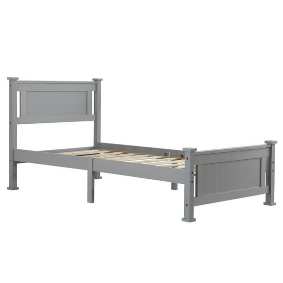 Vertical Decorative Core Bed Grey Twin Replacement