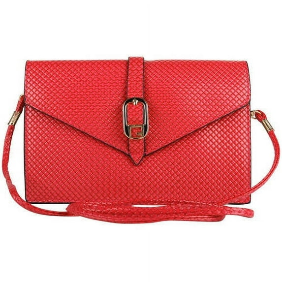 Vertical Diamond Embossed Phone Purse with Shoulder Strap Fits 4.5 to 5.5 inch Screensized Phones