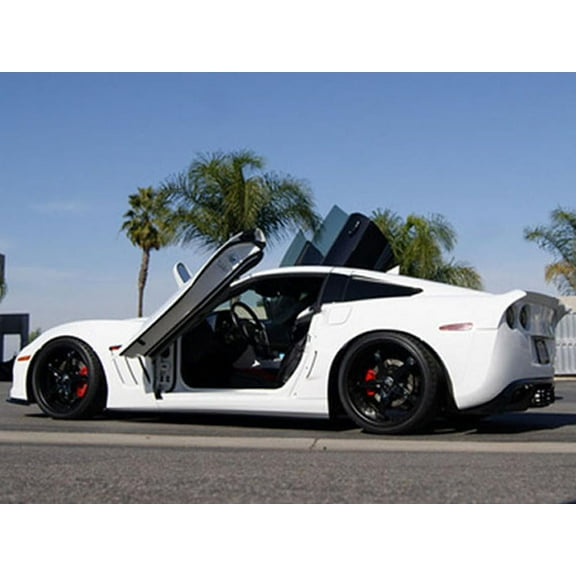 Vertical Doors Inc VDCCHEVYCORZLRC60513 ZLR McLaren Style Vertical Door Kit Compatible with 2005-2013 Corvette C6