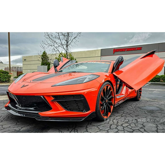 Vertical Doors Inc VDCCHEVYCORZLRC820 ZLR McLaren Style Vertical Door Kit Compatible with 2020-up Corvette C8