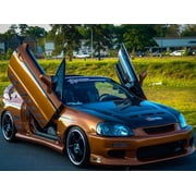 Vertical Doors Inc VDCHDELSOL9397 Lambo Vertical Door Kit Compatible with 1993-1997 Honda Del Sol
