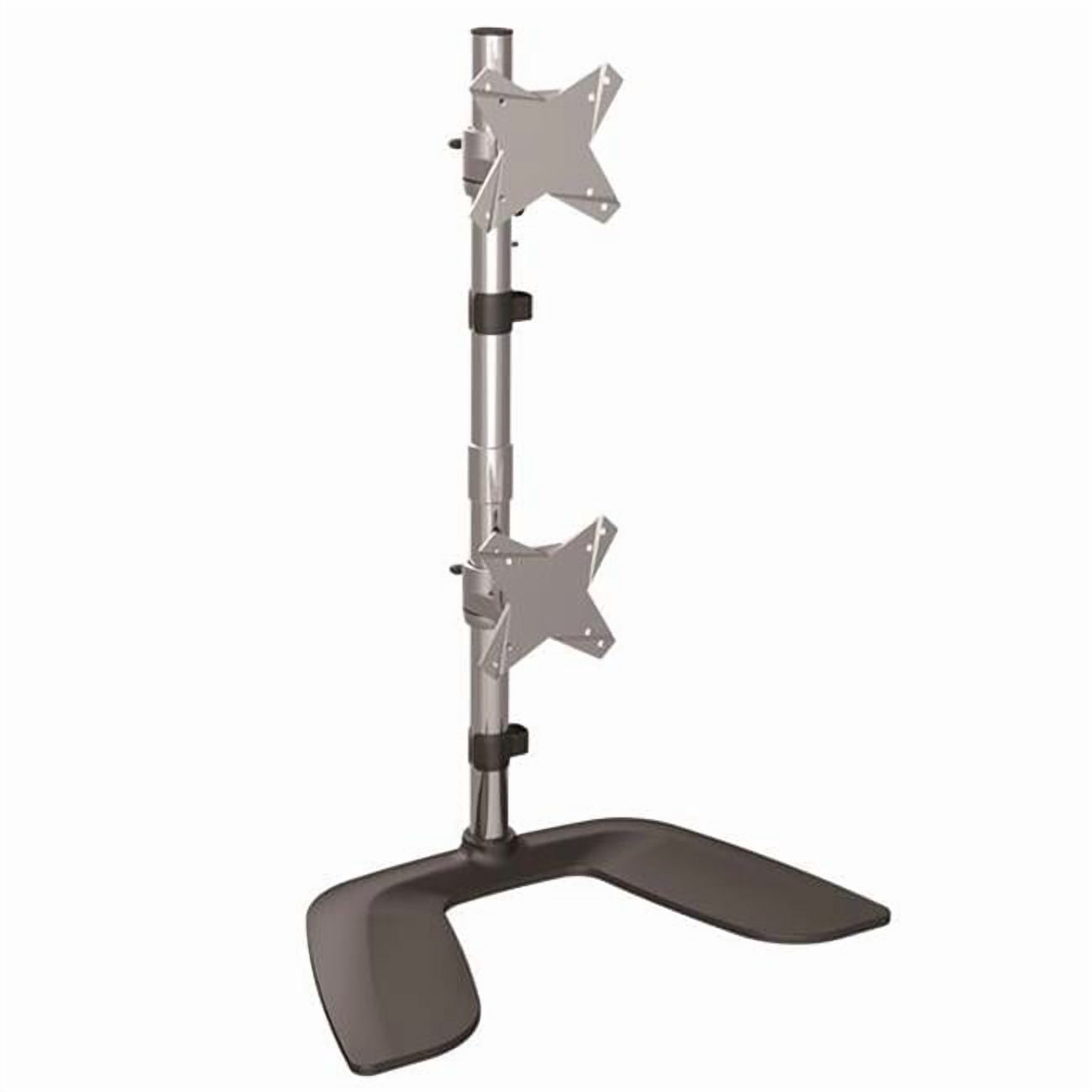 Vertical Dual-Monitor Standwith Vertical Dual Monitor Stand - Aluminum