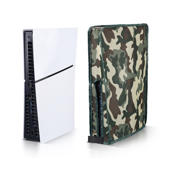 Vertical Dustproof Protective Sleeve Anti-Scratch Gaming Console Cover Accessory Compatible with PS5 Slim / PS5 Pro Console-for PS5 Slim