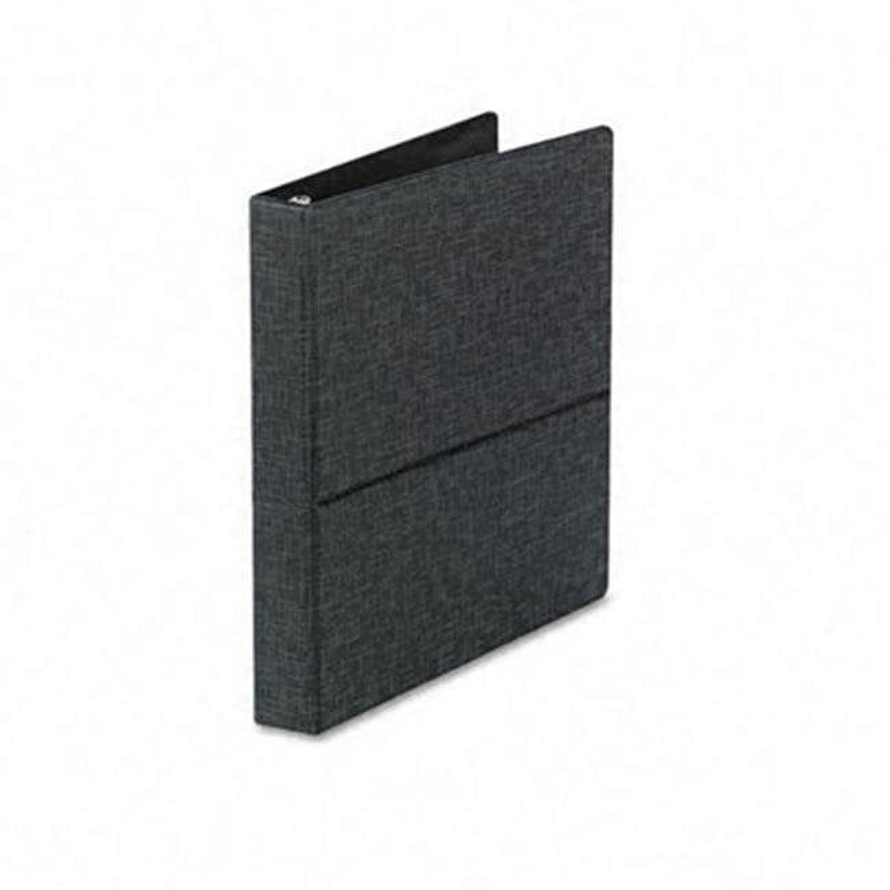 Vertical Easel Ring Binder 11 x 81/2 1" Capacity Black