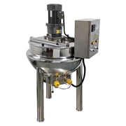 Vertical Electric Jacketed Kettel Heating Sandwich Steam Pot 26.5Gallon 220V