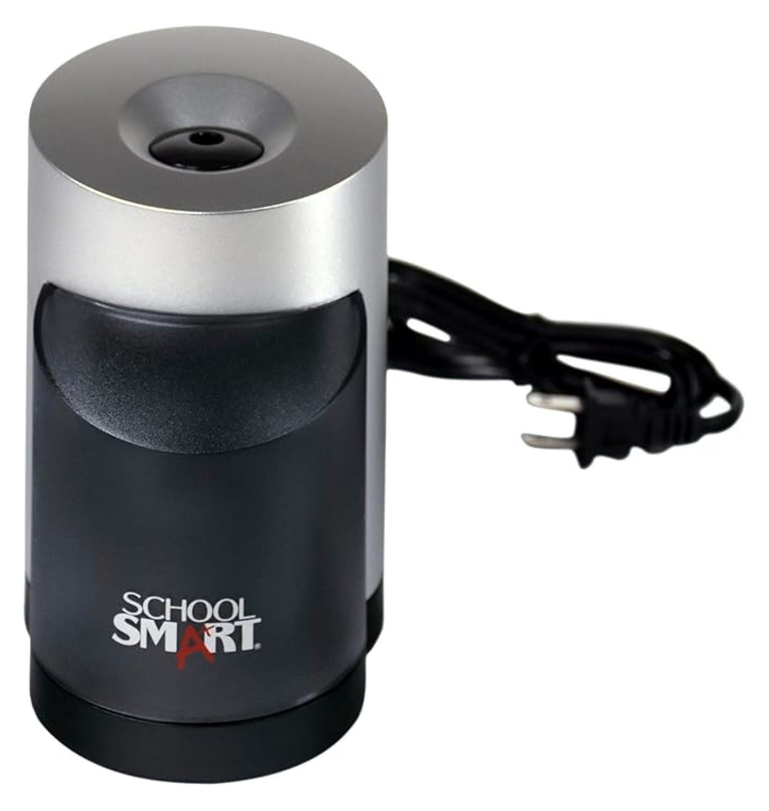 Vertical Electric Pencil Sharpener, For Classroom, Home, and Office Use, Black and Grey