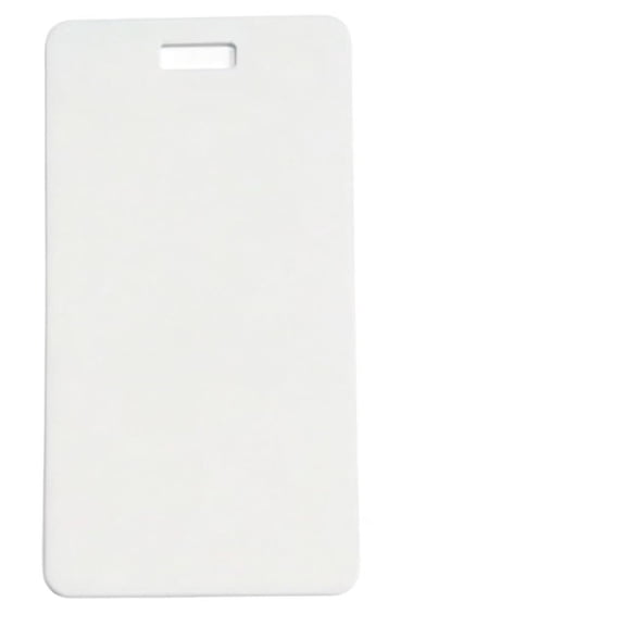 Vertical Erasable Badge Note, Reusable Silicone ID Card Badge With Ballpoint Pen Waterproof Writable Name Tag Portable Memo Note Quick Note Taking Pad For Office, White (1 PC)