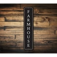 thumbnail image 1 of Vertical Farmhouse Novelty Decor, Metal Wall Sign - 4x18 Inches, 1 of 4