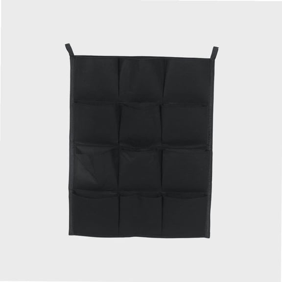 Vertical Felt Garden Plant Grow Container Bags Wall Hanging Planter, Black Hanging Plant Planting Grow Bags Greening Flower Container for Yard Garden Fence Balcony Home Office 12 Pocket 78*60CM