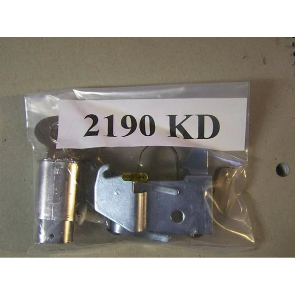 Vertical File Cabinet Lock Kit Replacement for HON F26 (SRS #2190) with 2 Keys Keyed Different
