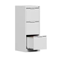 thumbnail image 1 of Vertical File Cabinet with Lock, Storage Cabinet with 3 Drawers for Home Office,Metal Filing Cabinet for Legal/Letter/A4 Files,Assembly Required(3-Drawer,White), 1 of 6