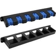 thumbnail image 1 of Vertical Fishing Rod Rack - 6-Rod Storage Wall-Mounted Holder for Garage & Boat - Blue, 1 of 12