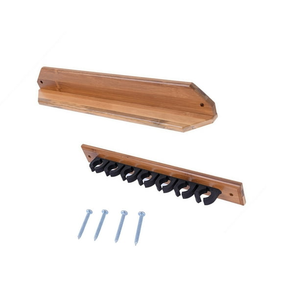 Vertical Fishing Rod Rack Wall Stand Holds 7/10 Rods Garage Storage for Poles