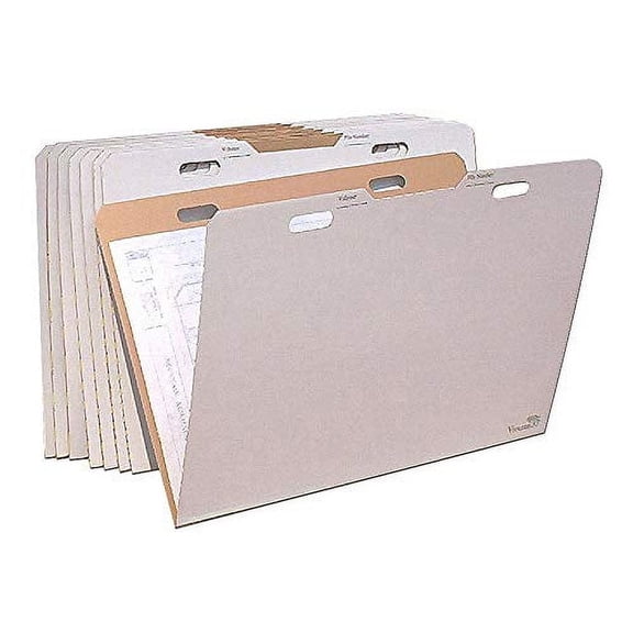 Vertical Flat Folder (Set of 8) Size: 27.5" H x 39" W x 0.5" D