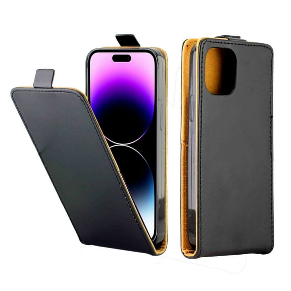 Vertical Flip Leather Phone Case with Card Slot For iPhone 15 Pro Max