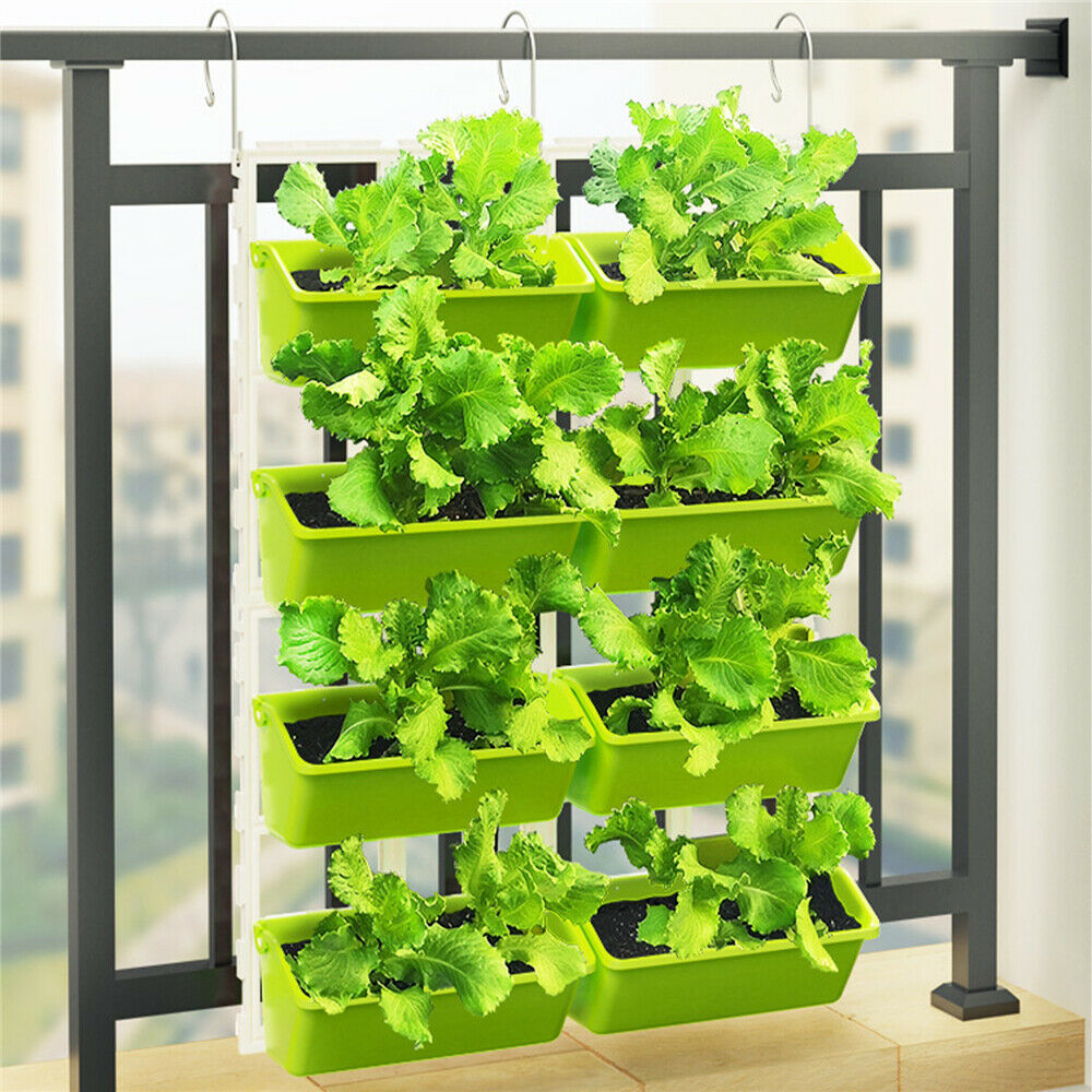 Vertical Garden Planter Pot -Wall Mounted Hanging Planter for Indoor/Outdoor for Balconies, Gardens