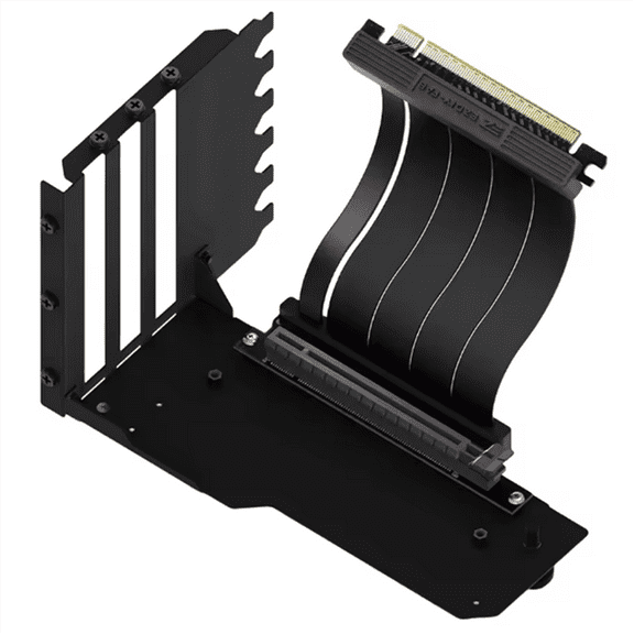 Vertical Graphics Card Holder Kit with 15cm PCI-E 4.0 X16 Riser Cable Video Support GPU Bracket Black