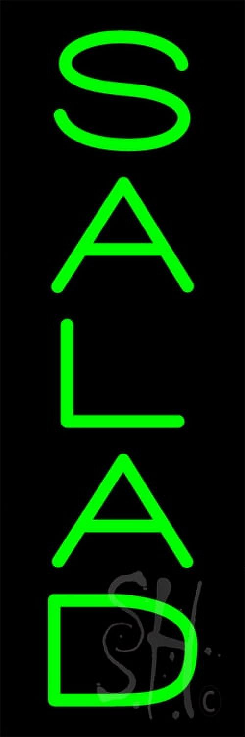 Vertical Green Salad LED Neon Sign 24