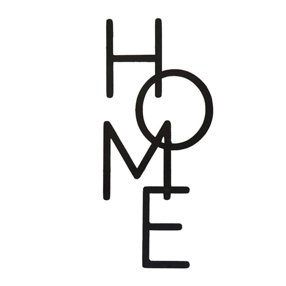 Vertical HOME Letter Wooden Wall Sign, Rustic Timber Hanging Wall Decor, Alphabet Craft Plaque, Farmhouse Style Indoor Living Room Entryway Wall Ornament