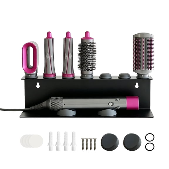 Vertical Hair Dryer Stand Organizer For Countertop Or Wall Mount 10x10in