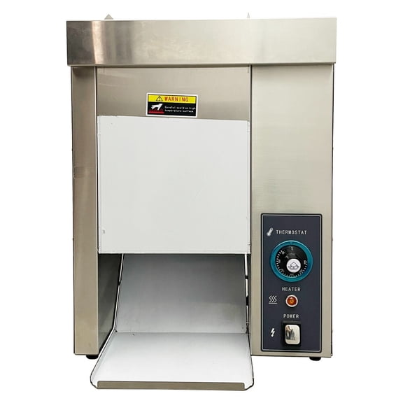 Vertical Hamburger Toasting Machine Bun Warmer with Adjustable Temperature and Thickness 2000W