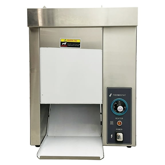 Vertical Hamburger Toasting Machine Commercial Small Hamburger Buns Toaster with Adjustable Temperature and Thickness 110V