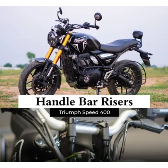 Vertical Handle Risers for TRIUMPH SPEED 400