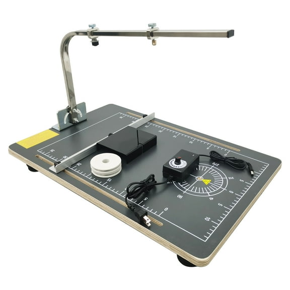 Vertical Hot Wire Foam Cutter Styrofoam Cutting Tool Tabletop Hotwire Cutter with 65.6ft Heating Wire 110V