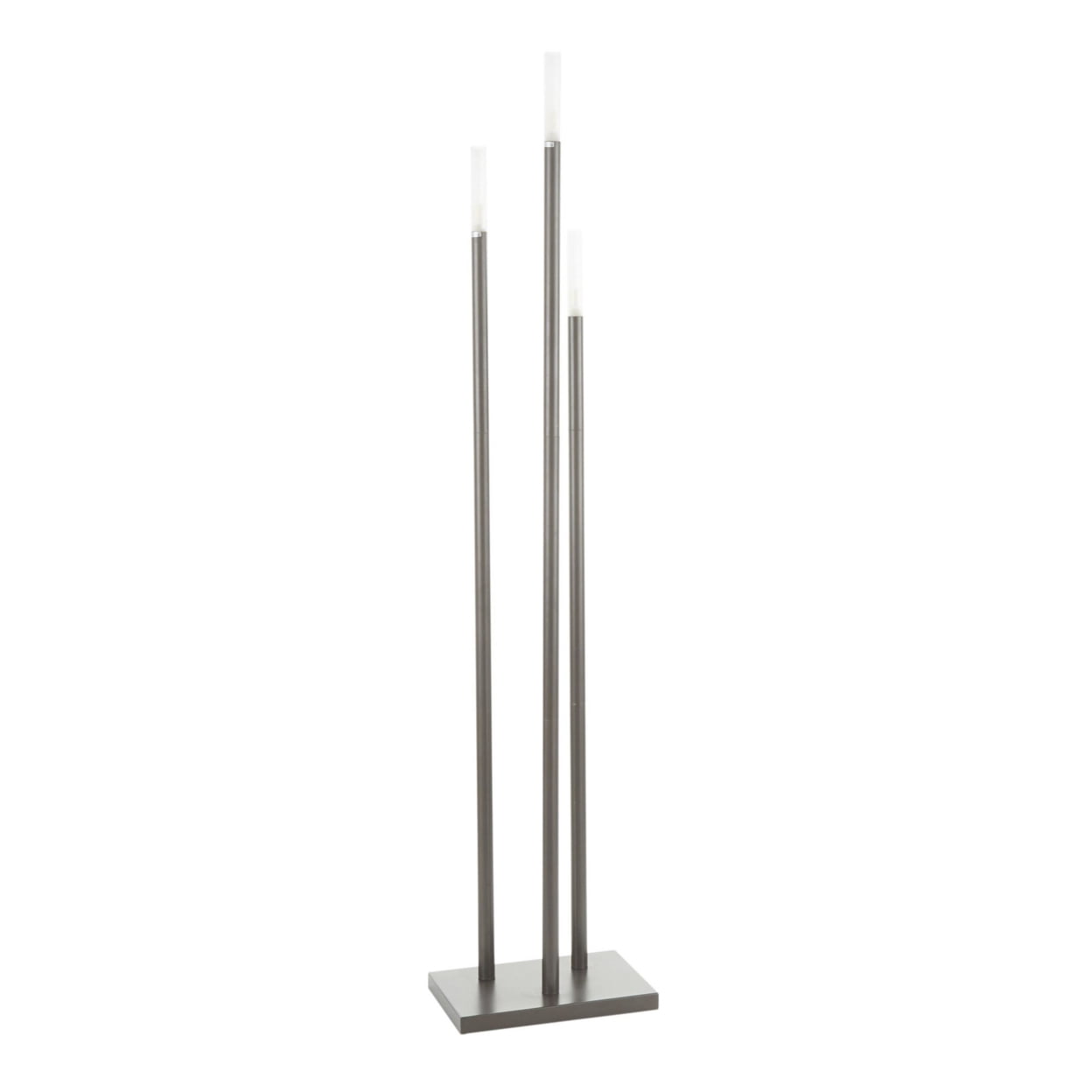 Vertical Icicle Contemporary Floor Lamp in Antique Metal by LumiSource ...