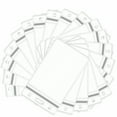 thumbnail image 1 of Vertical Id Card Name Tag Badge Holder,Small Plastic Id Badge Holder,Sealable Water-Proof Transparent Plastic Holder,Name Tag Holder With Resealable Zip,Vertical Name Tag Holder For Office,20 PCS, 1 of 2
