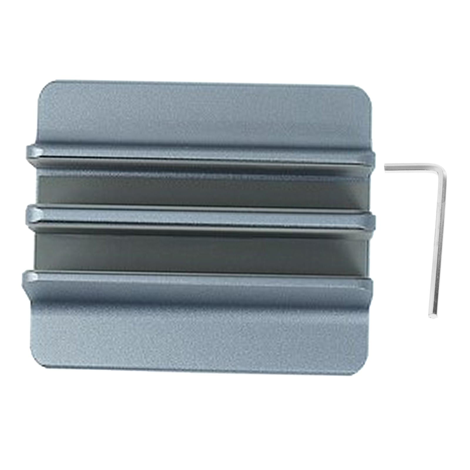 Vertical Laptop Stand 2 Slots Aluminum Alloy saving Desktop Accessories, Widespread Use Adjust Freely - Grey