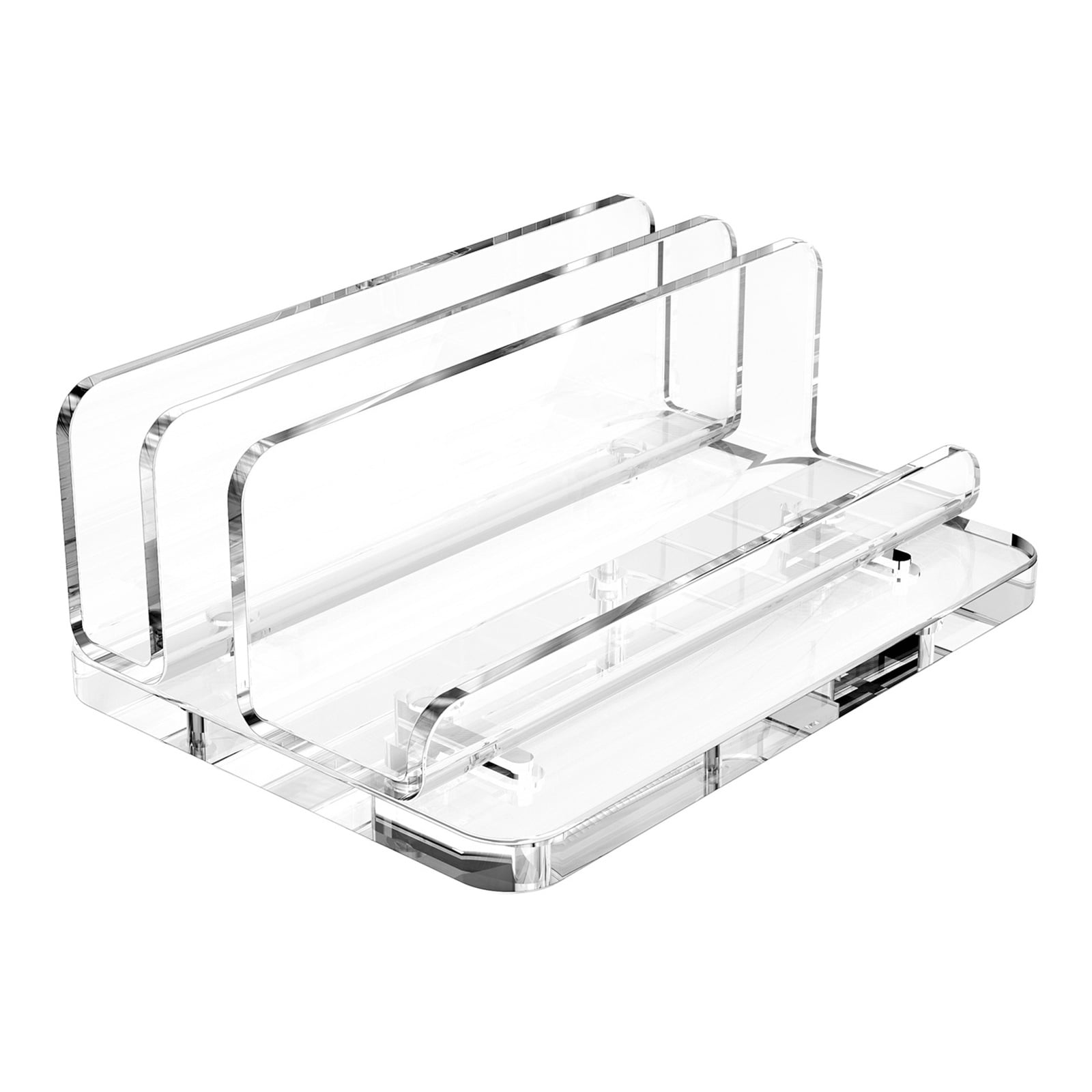 Vertical Laptop Stand Desktop Holder Dock Acrylic Space Saving Laptop Stand for Desk Notebook Accessories