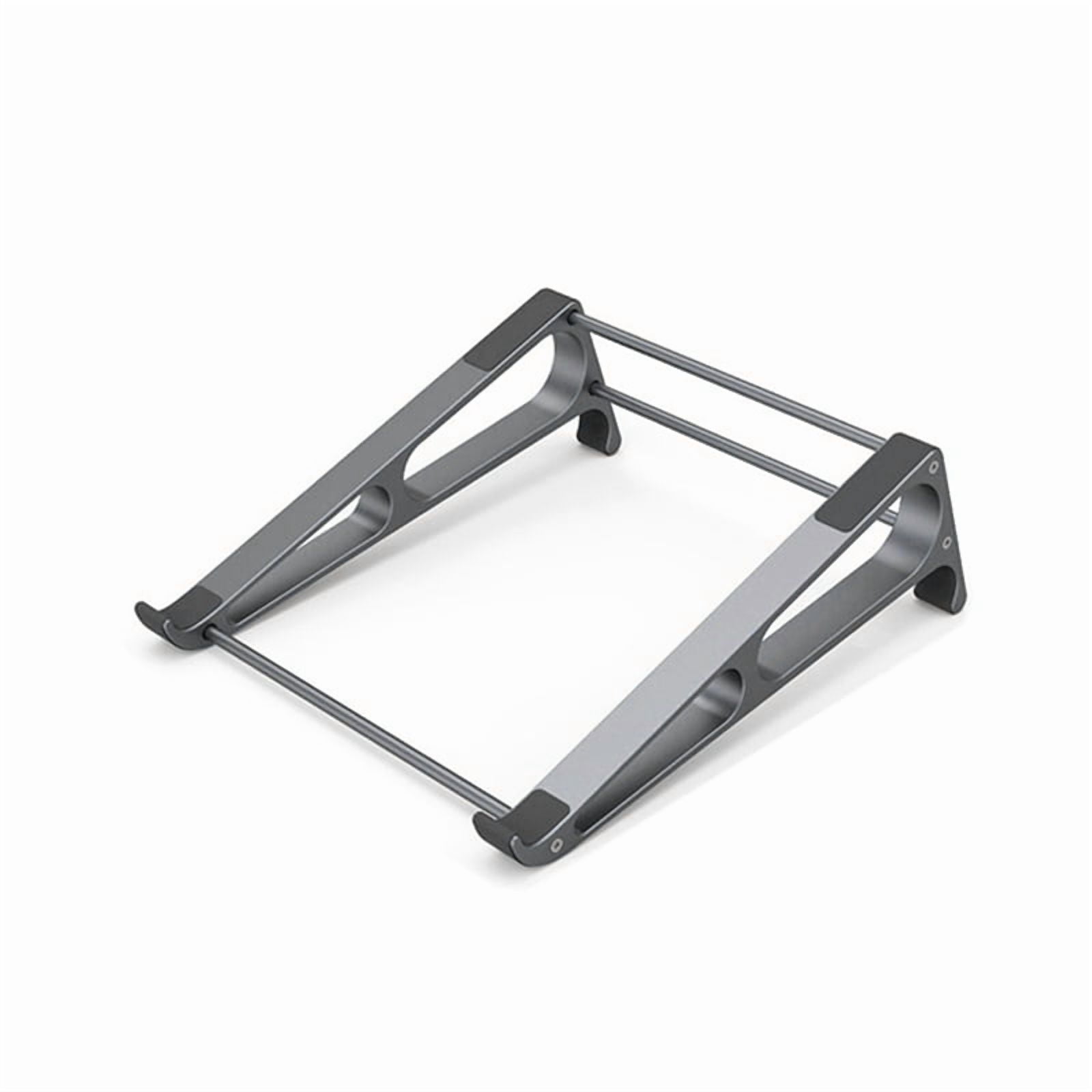 Vertical Laptop Stand Detachable Aluminum 2-In-1 Tablet Storage Holder Fits 11-16 Inch Devices Small Size