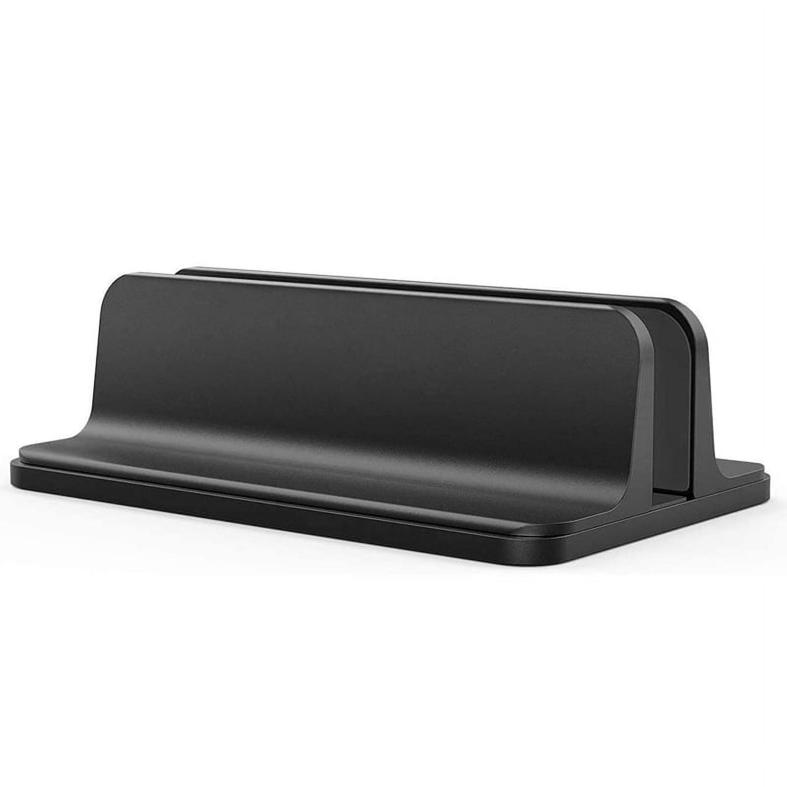 Vertical Laptop Stand Holder, Adjustable Laptop Holder Desktop Stand with Adjustable Dock Size (Up to 17.3 Inches),1 x vertical laptop stand,Black