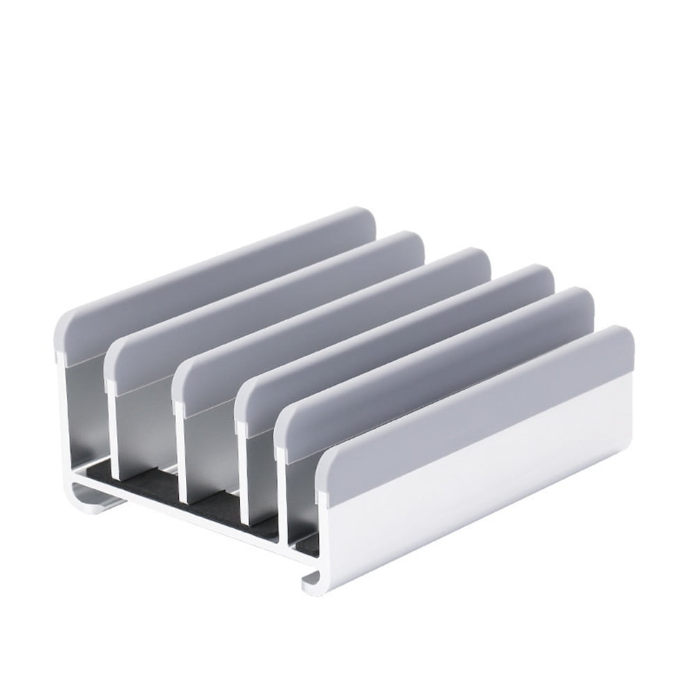 Vertical Laptop Stand Laptop Holder Desktop Stand, Space-Saving Organizer Fits MacBook/Surface/HP/Dell/Book/Tablet/Switch/Cell Phone and Keyboard